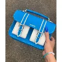 BOLSO CLÁSICO AZULADO