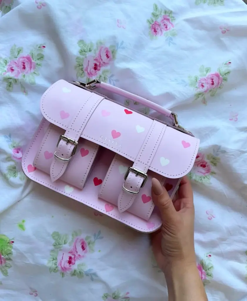 BOLSO CLÁSICO CORAZÓN ROSITA