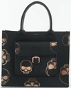 BOLSO DE MANO CALAVERA ORO