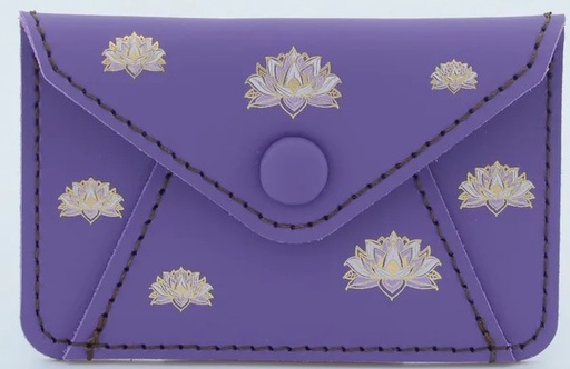 [TJ009] TARJETERO LOTO MORADO